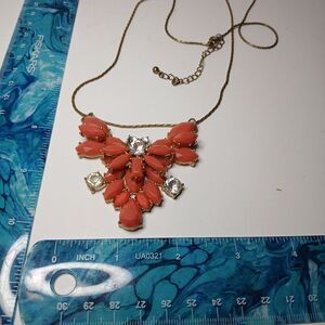 Coral Statement Necklace – Bold Fashion Jewelry